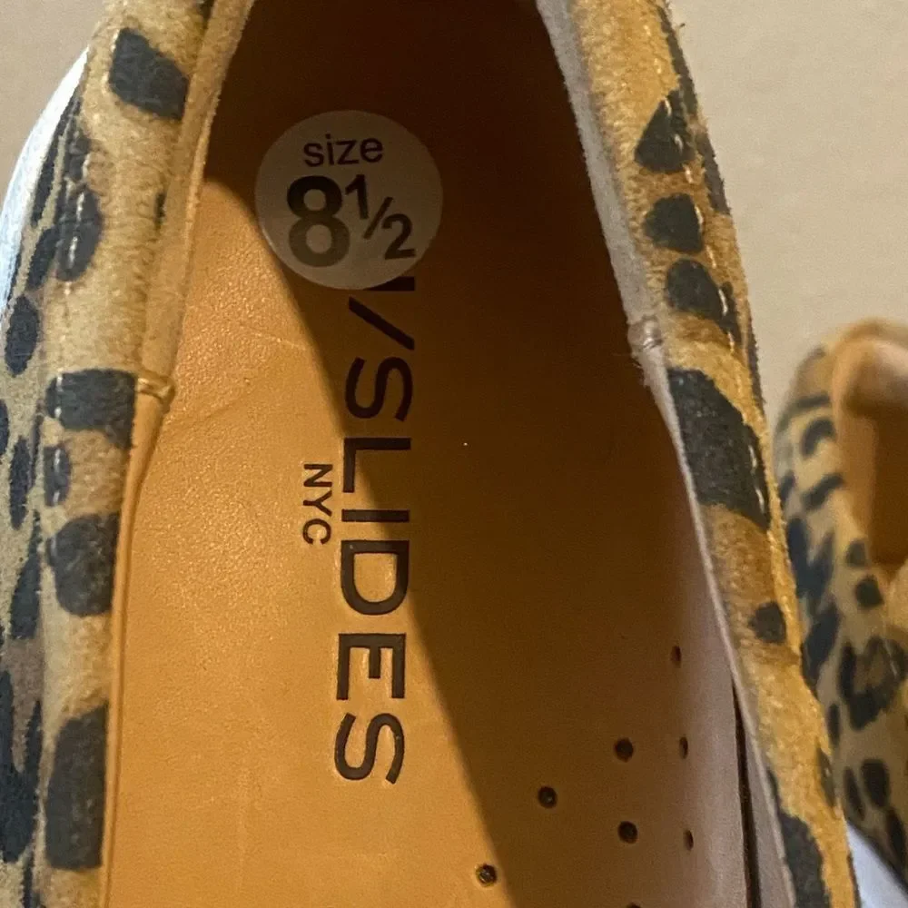 J/SLIDES | J/SLIDES GIGI Leopard Print STATEMENT Sneakers | Baddie |  NWOB 8.5